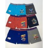 Tutku 6'lı Erkek Çocuk Elastan Baskılı Boxer Kombin 0253