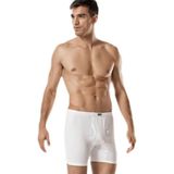 Tutku 6'lı Paket 0111 Rib Erkek Boxer Arjantin - M - Beyaz