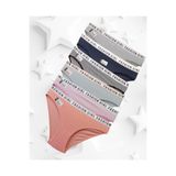 Tutku 6'lı Paket Çok Renkli Fashion Girl Kadın Slip Külot, L/XL Beden