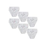Tutku 6lı Paket Kız Çocuk Beyaz Külot