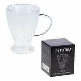 Tutku Çift Cidarlı Cam Kupa 350 ml - 1 Adet - 265 ml