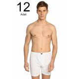 Tutku ELF568T0110CCM12 Beyaz 12 li Paket Penye Paçalı Erkek Külot