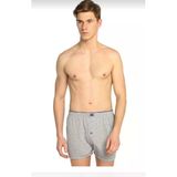 Tutku ELF568T0117CCM10 Gri 10 lu Paket Penye Düğmeli Erkek Boxer