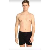 Tutku ELF568T0117CCM12 Siyah 12 li Paket Penye Düğmeli Erkek Boxer