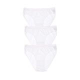 Tutku ELF568T0635CCM3 Beyaz 3 lü Paket Bikini Kadın Külot