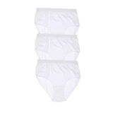 Tutku ELF568T0922CCM3 Beyaz 3 lü Paket Ribana Bato Kadın Külot