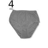 Tutku ELF568T0922CCM4 Gri 4 Lü Paket Ribana Bato Kadın Külot