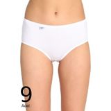 Tutku ELF568T0924CCM9 Beyaz 9 lu Paket Likralı Bato Kadın Külot