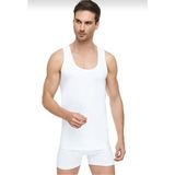Tutku Elit 1001 Tutku Elit Erkek Penye Atlet Beyaz Tekli - 3XL