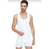 Tutku Elit 1001 Tutku Elit Erkek Penye Atlet Beyaz Tekli - XL
