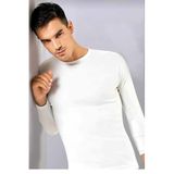 Tutku Elit Elastan Uzun Kol O Yaka Erkek Atlet 10 Adet Beyaz 2XL