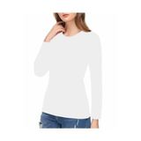 Tutku Elit Elasten Uzun Kol Kadın T-shirt, Siyah