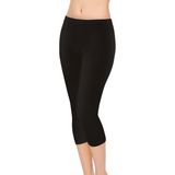 Tutku Elit ELT2102 Elit Modal Elastan Kapri Tayt 3 Adet Siyah - 2XL