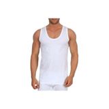 Tutku Elit Erkek Atlet, Elastan Spor, Slim Fit, Askılı Kol, Beyaz, L Beden, 2'li Paket