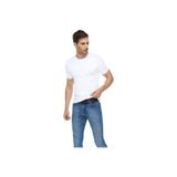 Tutku Elit Erkek Beyaz Penye Sıfır Yaka T-Shirt, 2XL Beden