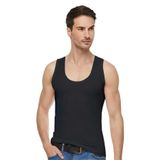 Tutku Elit Erkek Pamuklu Atlet, Siyah, 2XL Beden