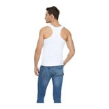 Tutku Elit Erkek Spor Atlet,%100 Pamuk, Elastan, Beyaz, 2XL Beden, Paket 2 Li