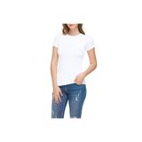 Tutku Elit Kadın Elastan Yarım Kol T-Shirt, Beyaz, XL Beden, 3 Adet Set