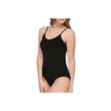 Tutku Elit Kadın Modal Elastan İnce İp Askılı Çıtçıtlı Body, Siyah, S Beden