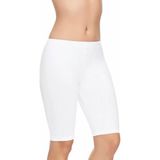 Tutku Elit Kadın Modal Likralı Diz Üstü Kısa Tayt Pamuk Elastan Termal İç Giyim S Beden 2103 - Beyaz