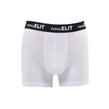 Tutku Elit Modal Elastan Spor Erkek Boxer, Beyaz, 2XL