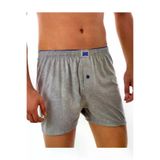 Tutku EN0280 Gri 3'lü Paket Düğmeli Erkek Boxer