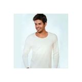 Tutku Erkek 0112 Interlok Kıılık Uzunkol İçlik Üst Pamuk Fanila, Krem Rengi, 2XL