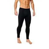Tutku Erkek 0125 Termal Tayt Alt 2 Adet, Siyah, 2XL
