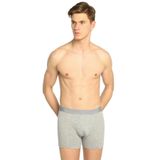 Tutku Erkek 1 Adet Pamuklu Likralı Boxer 1 Adet, Gri, XL