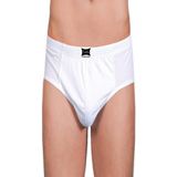 Tutku Erkek %100 Pamuk Penye 20'Li Paket %100 Pamuk Beyaz Penye Slip Külot