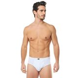 Tutku Erkek 10'lu Paket Slip Külot 0109, Beyaz, S