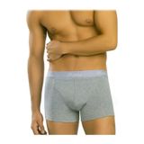 Tutku Erkek 12 Adet Karışık Renk Likralı Boxer, Gri, XL