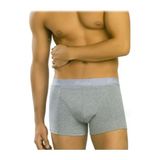 Tutku Erkek 12 Adet Karışık Renk Likralı Boxer, Gri, XL