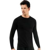 Tutku Erkek 126 Kıılık Termal Uzun Kol Fanila Atlet, Siyah, XL XL