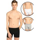 Tutku Erkek 3'lü Likralı Boxer, Çok Renkli, XL