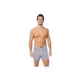 Tutku Erkek 3'lü Paket Penye Boxer Desenli Boxer Pamuklu Ürün, Çok Renkli, M