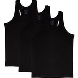 Tutku Erkek 3'lü Paket Ribana Spor Atlet (M, Siyah)