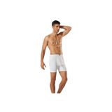 Tutku Erkek 6 Adet 0110%100 Pamuk Penye Paçalı Külot Boxer - - Boxer - - 3 L, Beyaz, L