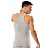 Tutku Erkek 6"Lı 0118%100 Pamuk Rambo Spor Atlet - - Atlet - Beyaz, Gri, L
