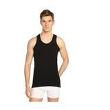 Tutku Erkek 6'lı Paket Ribana Spor Rambo Atlet%100 Pamuk, Siyah, 2XL