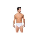 Tutku Erkek 6'lı%100 Pamuklu Slip Külot, Beyaz, L