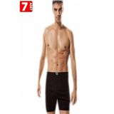Tutku Erkek 7'li Paket%100 Pamuk Ribana Paçalı Külot, Siyah, 2XL