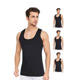 Tutku Erkek Atlet 12'lı Paket Renk Tek Renk Gelecek Dır, Siyah, 3XL