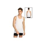 Tutku Erkek Atlet, 3'lü Paket, Ribana Spor Rambo,%100 Pamuk, Beyaz, L Beden