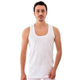Tutku Erkek Beyaz Klasik Atlet, 6'lı Paket, XL/2XL Beden