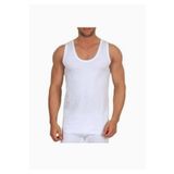 Tutku Erkek Beyaz Pamuklu Atlet, İç Giyim, 4'lü Paket, 4XL