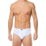 Tutku Erkek Beyaz Pamuklu Tekli Slip Külot