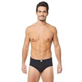 Tutku Erkek Beyaz Pamuklu Tutku Tekli Slip Külot, Siyah, M