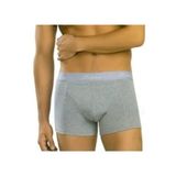 Tutku Erkek Beyaz Penye Elestan Likralı Boxer Paket 1'li, Gri, XL