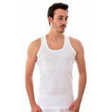 Tutku Erkek Beyaz Ribana Askılı Atlet, 6'lı Paket, 2XL Beden